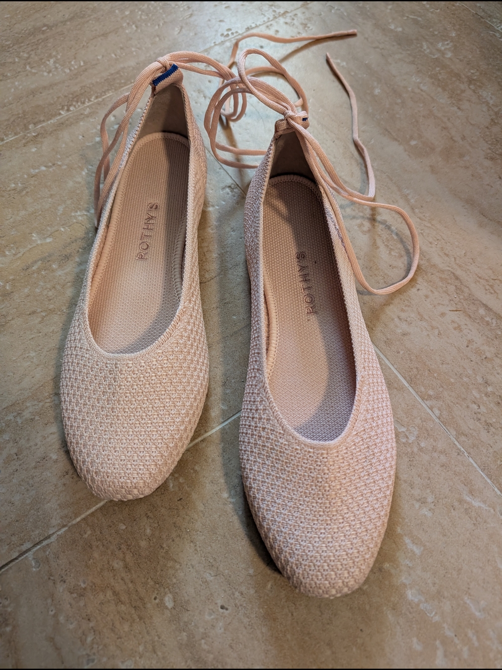 Rothy's Knit Lace-Up Flats